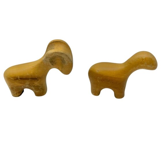 Antonio Vitali Vintage Creative Playthings 8 pcs Wood Farm Animals Playforms MCM - Picture 5 of 10